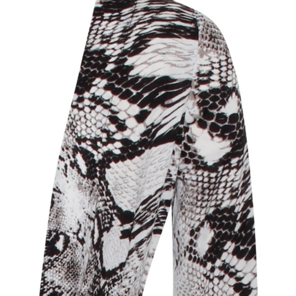 NWT - Python Snake Print Chiffon Kimono Duster - Picture 5 of 7